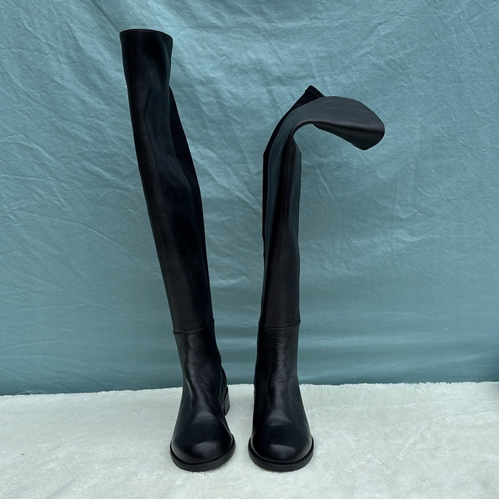 Stuart Weitzman Black Over the Knee Boots